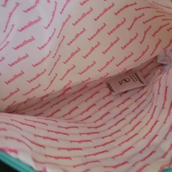 NWT The Company Store “Flowers” Cosmetic Bag / Make-Up Pouch New - Picture 5 of 5